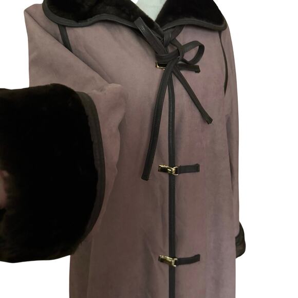 Vintage Voyager West by Youthcraft All Weather trench cape coat duster M medium - Picture 7 of 9